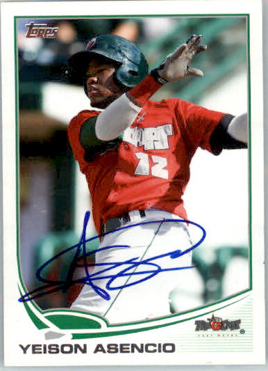 Yeison Asencio - 2013 Topps Pro Debut - #PDA-YA - AUTO Baseball