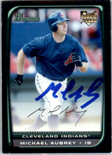 Michael Aubrey - 2008 Bowman Draft Picks & Prospects - #BDP2 - RC,AUTO Baseball
