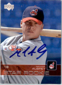 Michael Aubrey - 2003 Upper Deck Prospect Premieres - #68 - AUTO Baseball