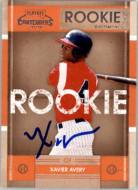 Xavier Avery - 2008 Playoff Contenders - #50 - AUTO Baseball