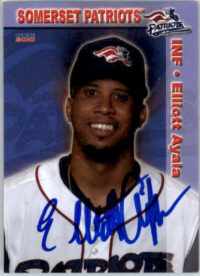 Elliott Ayala - 2010 Choice Somerset Patriots - #5 - AUTO Baseball