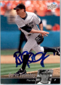 Burke Badenhop - 2010 Upper Deck - #218 - AUTO Baseball