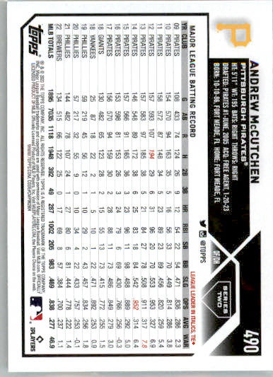 Andrew McCutchen - 2023 Topps - #490 - Baseball - Image 2
