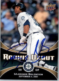 Wladimir Balentien - 2008 Upper Deck - #27 - AUTO Rookie Debut Baseball