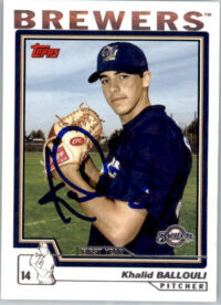 Khalid Ballouli - 2004 Topps - #312 - RC,AUTO Baseball