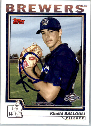Khalid Ballouli - 2004 Topps - #312 - RC,AUTO Baseball