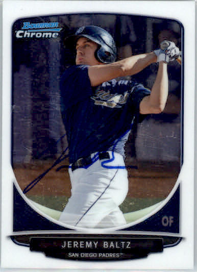 Jeremy Baltz - 2013 Bowman Chrome - #BCP147 - AUTO Prospects Baseball