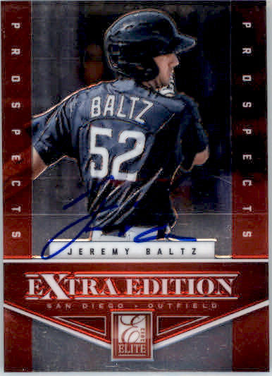 Jeremy Baltz - 2012 Panini Prizm - #EEE8 - AUTO Elite Extra Edition Prizms