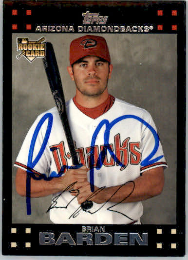 Brian Barden - 2007 Topps - #649 - RC,AUTO Baseball
