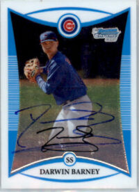 Darwin Barney - 2008 Bowman Chrome - #BCP197 - AUTO Prospects Baseball