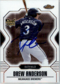 Drew Anderson - 2007 Finest - #140 - RC,AUTO Baseball