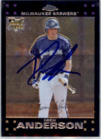 Drew Anderson - 2007 Topps Chrome - #302 - RC,AUTO Baseball