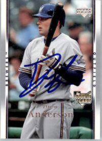Drew Anderson - 2007 Upper Deck - #24 - RC,AUTO Baseball