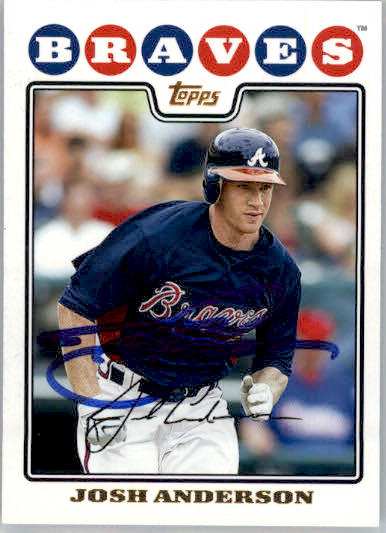 Josh Anderson - 2008 Topps Updates & Highlights - #UH7 - AUTO Baseball