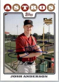 Josh Anderson - 2008 Topps - #177 - AUTO Baseball