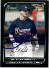 Josh Anderson - 2008 Bowman - #215 - RC,AUTO Baseball