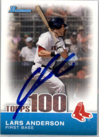 Lars Anderson - 2010 Bowman - #TP69 - AUTO Topps 100 Prospects Baseball