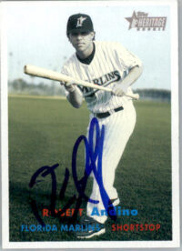 Robert Andino - 2006 Topps Heritage - #159 - RC,AUTO Baseball