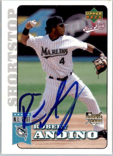 Robert Andino - 2006 Upper Deck First Pitch - #80 - RC,AUTO Baseball