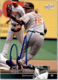 Robert Andino - 2010 Upper Deck - #81 - AUTO Baseball