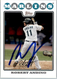 Robert Andino - 2008 Topps Updates & Highlights - #UH269 - AUTO Baseball