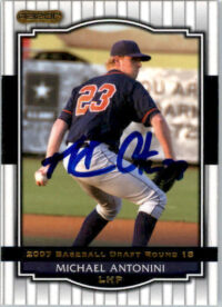 Michael Antonini - 2008 Razor Signature Series - #55 - AUTO Baseball