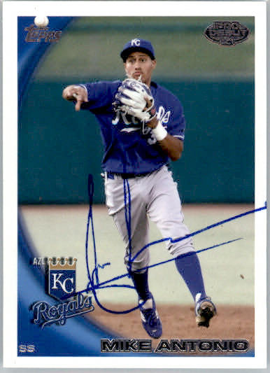 Mike Antonio - 2010 Topps Pro Debut - #343 - AUTO Baseball