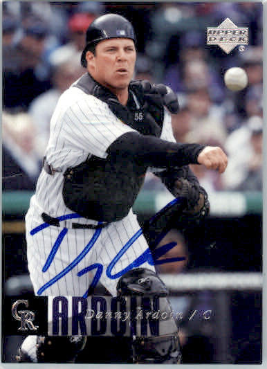 Danny Ardoin - 2006 Upper Deck - #594 - AUTO Baseball