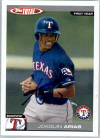 Joaquin Arias - 2004 Topps Total - #819 - RC,AUTO Baseball