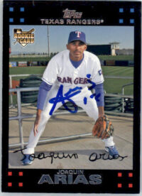 Joaquin Arias - 2007 Topps - #286 - RC,AUTO Baseball