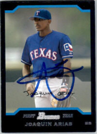 Joaquin Arias - 2004 Bowman - #217 - RC,AUTO Baseball