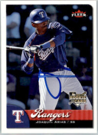 Joaquin Arias - 2007 Fleer - #369 - AUTO Baseball