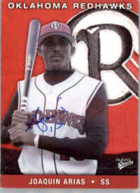 Joaquin Arias - 2006 MultiAd Oklahoma RedHawks - #1 - AUTO Baseball