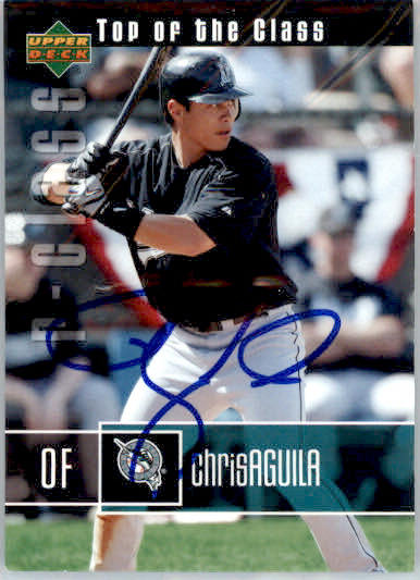 Chris Aguila - 2004 Upper Deck r-class - #137 - RC,AUTO Baseball