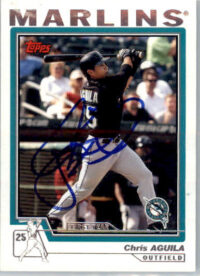 Chris Aguila - 2004 Topps Traded & Rookies - #T192 - RC,AUTO Baseball