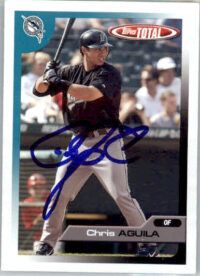Chris Aguila - 2005 Topps Total - #118 - AUTO Baseball