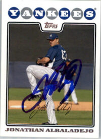 Jonathan Albaladejo - 2008 Topps Updates & Highlights - #UH73 - RC,AUTO Baseball