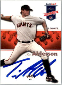 Tim Alderson - 2008 TriStar PROjections - #59 - AUTO Baseball