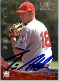 Tim Alderson - 2006-07 USA Baseball Box Set - #42 - AUTO Baseball