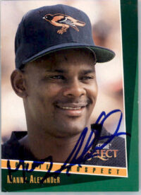 Manny Alexander - 1993 Select - #391 - AUTO Baseball