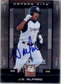 J.D. Alfaro - 2008 Donruss Elite Extra Edition - #41 - AUTO Baseball