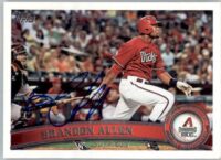 Brandon Allen - 2011 Topps - #457 - AUTO Baseball