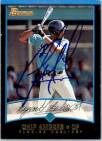 Chip Ambres - 2001 Bowman - #157 - AUTO Baseball