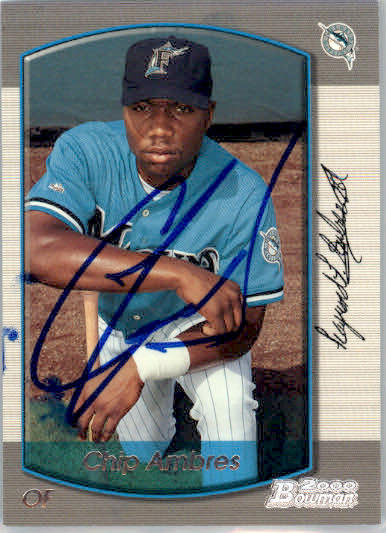 Chip Ambres - 2000 Bowman - #179 - AUTO Baseball