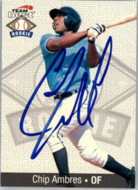 Chip Ambres - 1999 Team Best Rookie - #1 - AUTO Baseball