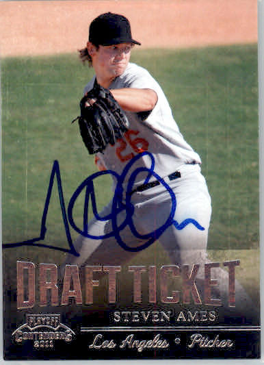 Steven Ames - 2011 Playoff Contenders - #DT47 - AUTO Draft Ticket Baseball