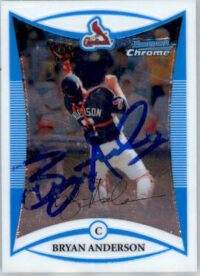 Bryan Anderson - 2008 Bowman Chrome Draft Picks & Prospects - #BDPP96 - AUTO