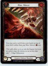 Rise Above (Red) - Monarch - MON257 - Rainbow Foil Unl NM