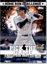Joey Gallo - 2022 Topps - #HRC-21 - Home Run Challenge Code Cards Baseball