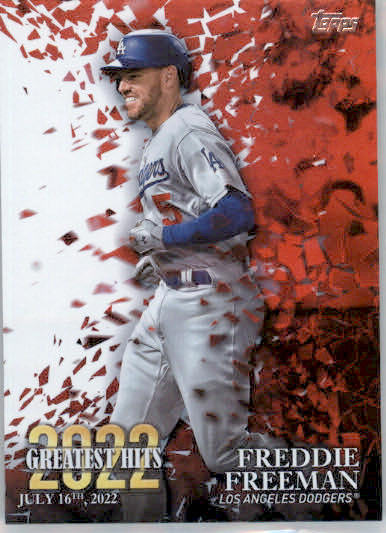 Freddie Freeman - 2023 Topps - #22GH-8 - 2022 Greatest Hits Baseball
